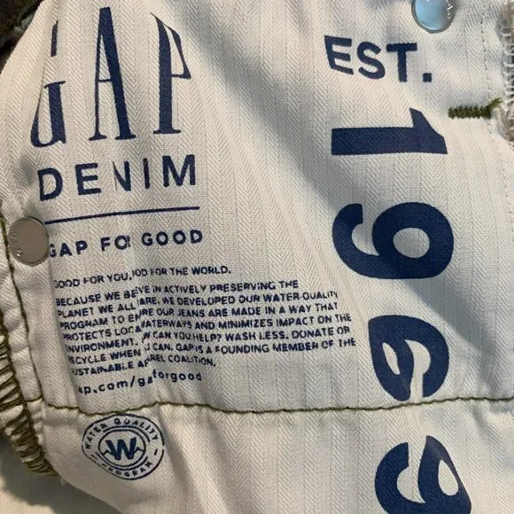 Camo Gap stretch jeans, New W/ Tags, waist 25, true skinny ankle, 90% cotton - Picture 8 of 8